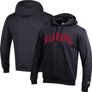 Champion Men's Champion  Black Alabama Crimson Tide Basic Arch Fleece Pullover Hoodie