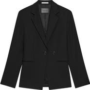 Helmut Lang Cutaway Wool Blazer