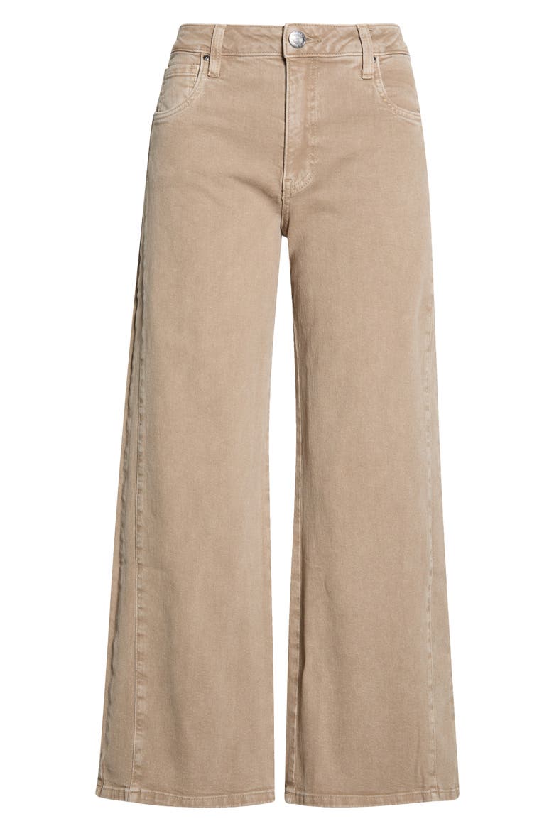 Meg High Waist Wide Leg Jeans, Alternate, color, MILK TEA
