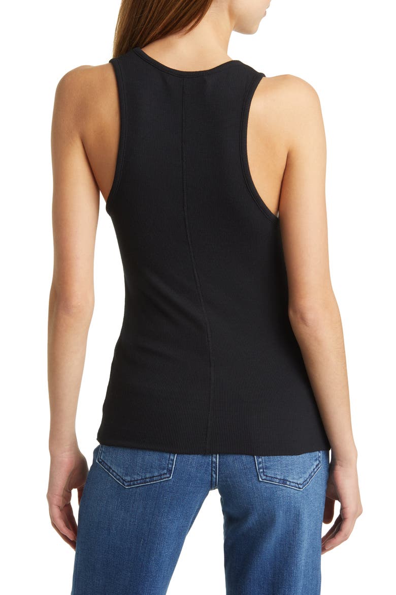 Rib Tank, Alternate, color, BLACK