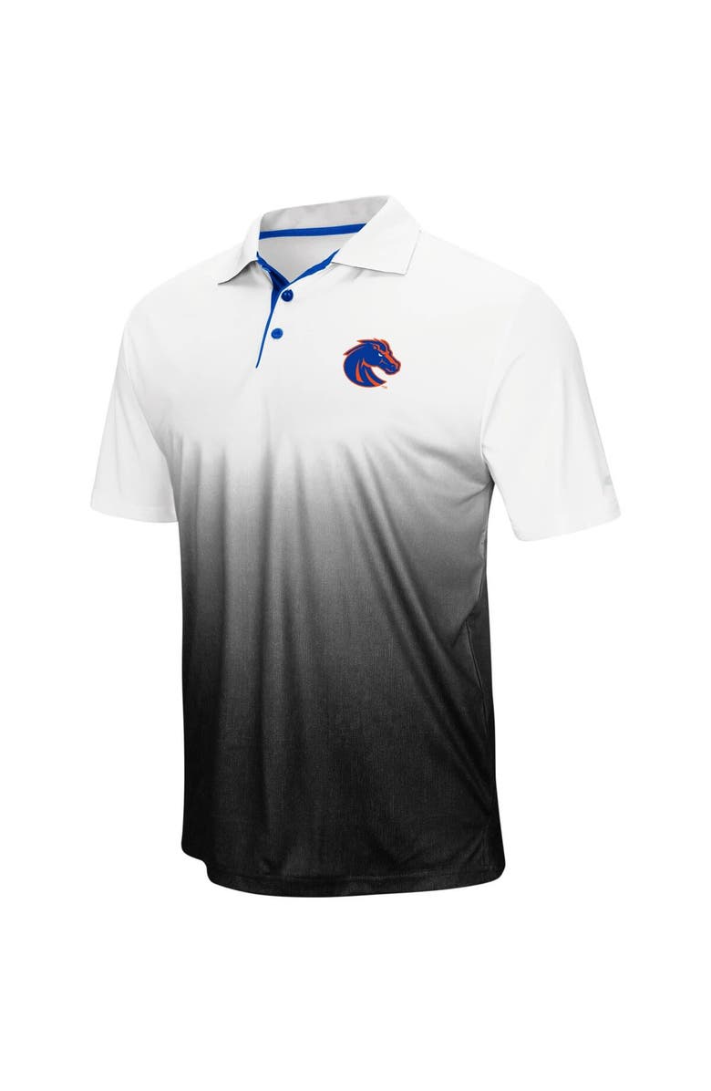 COLOSSEUM Men's Colosseum Gray Boise State Broncos Magic Team Logo Polo, Alternate, color,