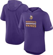Nike Men's Nike Purple Minnesota Vikings Lockup Tri-Blend Hoodie T-Shirt
