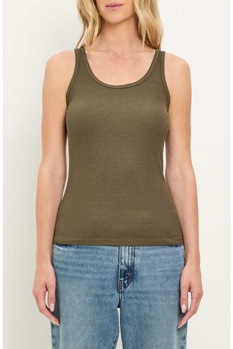 Breken Boyfriend Tank, Main, color, CAPER