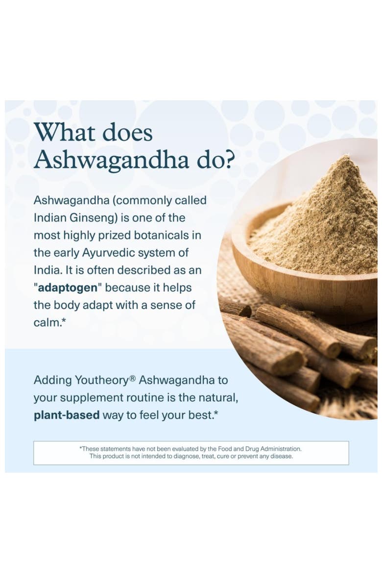 Ashwagandha 1000 mg Stress Support Supplement 90 Vegetarian Capsules, Alternate, color, None