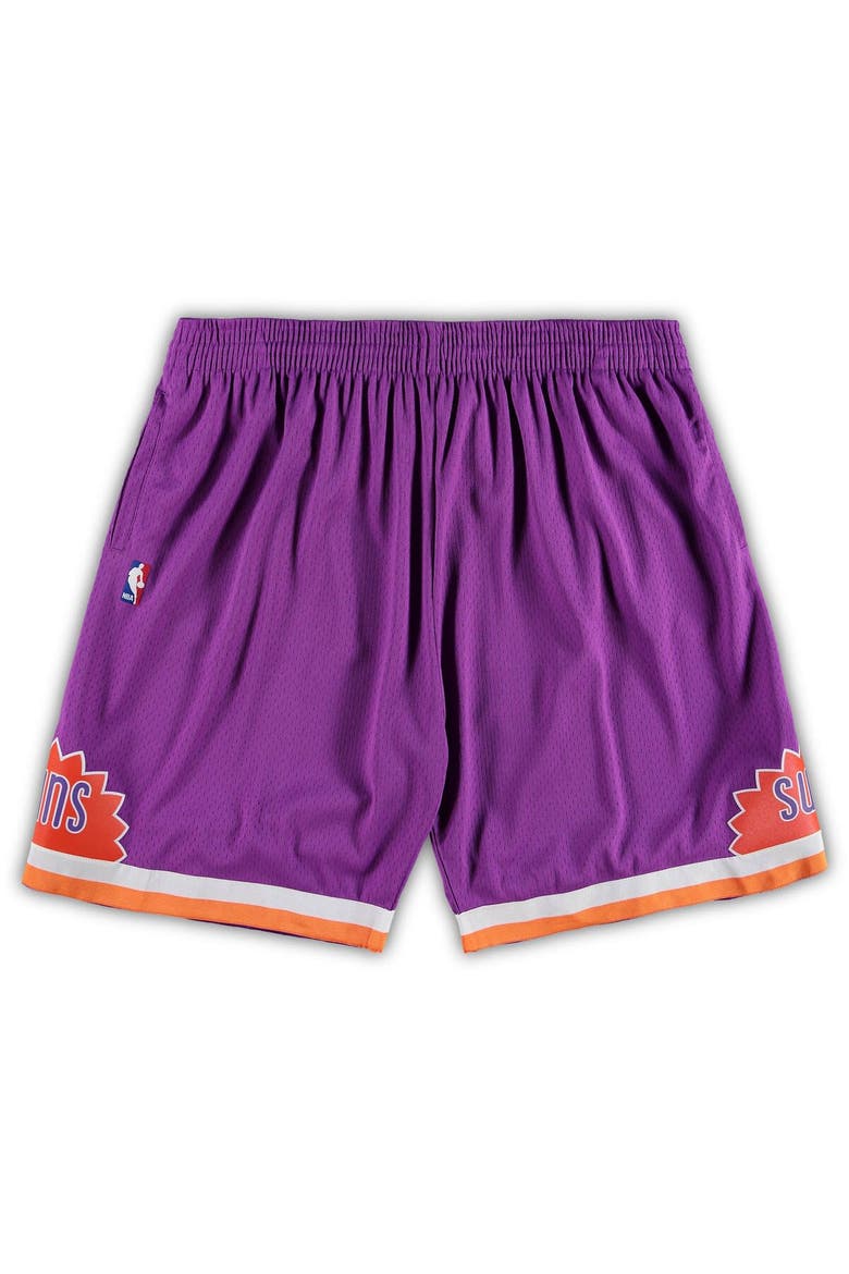 Men's Mitchell & Ness Purple Phoenix Suns Big & Tall Hardwood Classics Team Swingman Shorts, Main, color, Purple