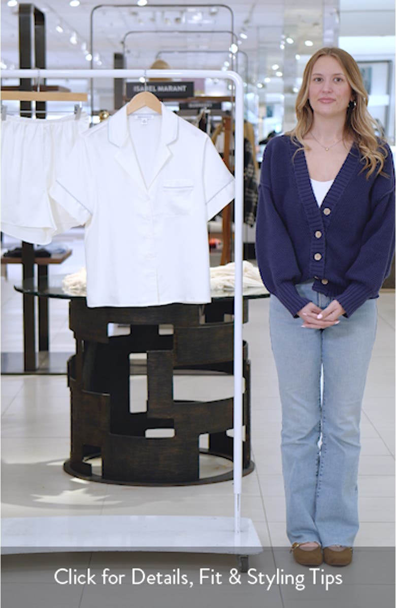 Aurora Charmeuse Short Pajamas, sales video thumbnail