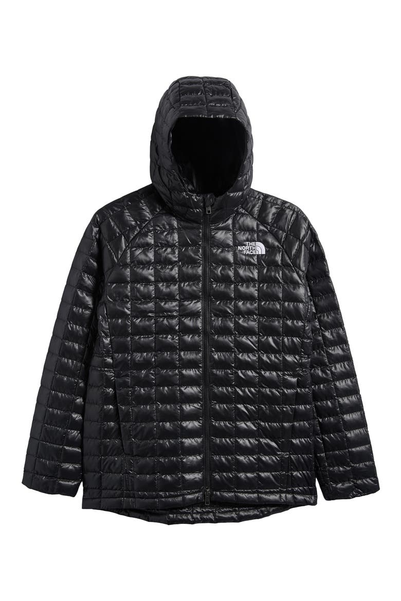 Kids' ThermoBall™ Eco Hooded Jacket, Main, color, TNF BLACK/ TNF BLACK