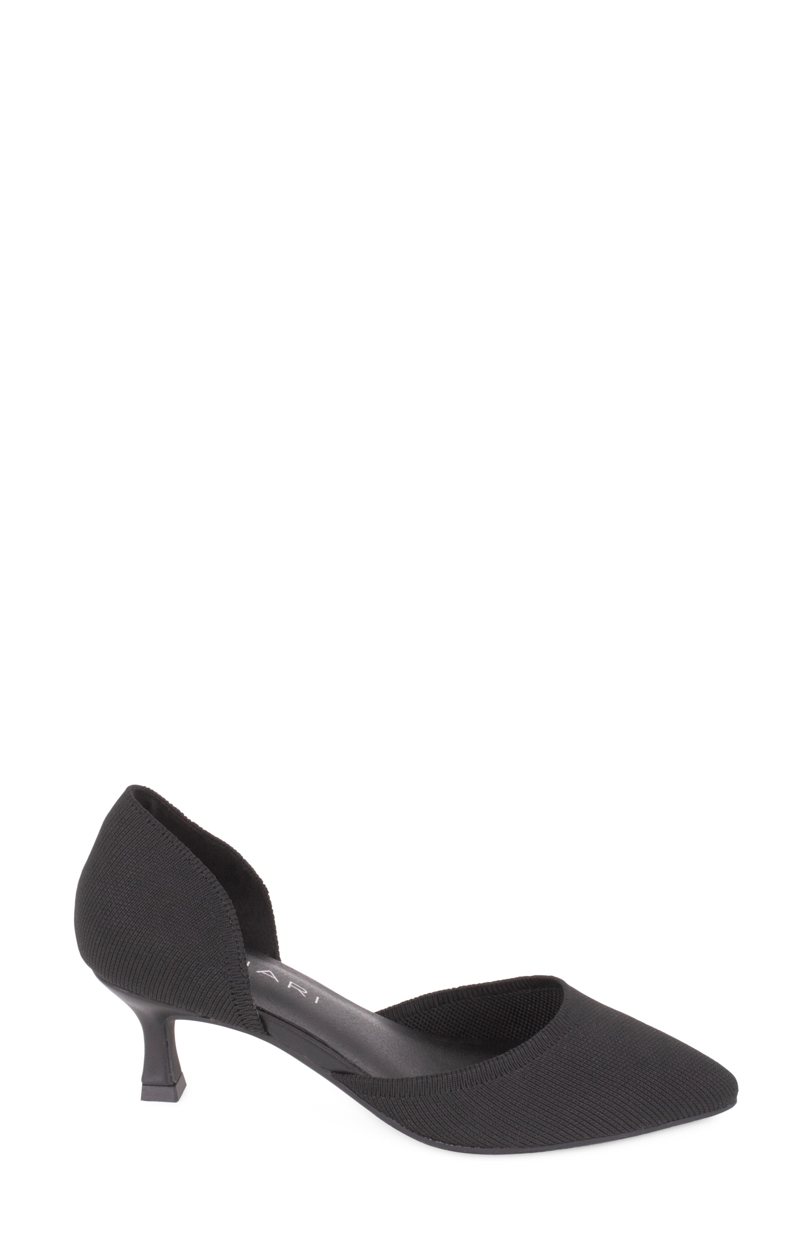 Tahari Moreno Half d'Orsay Pump, Alternate, color, Black