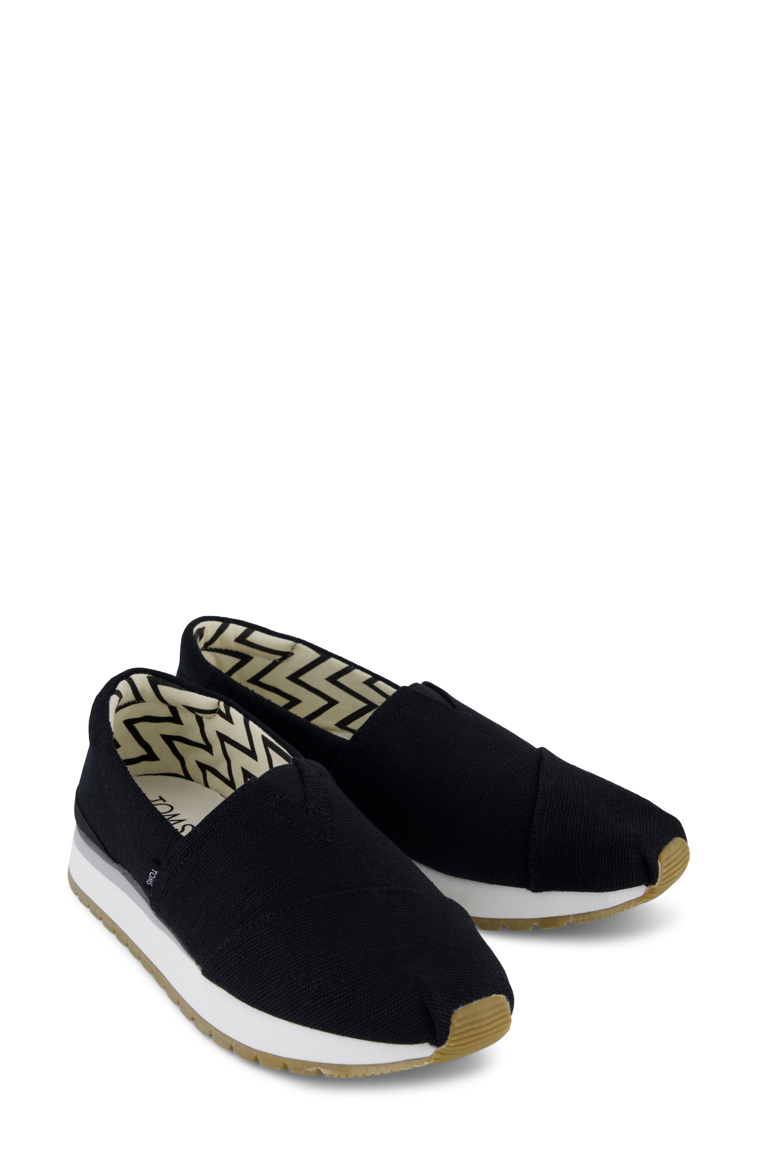 TOMS Alpargata Resident Plus Slip-On Sneaker, Alternate, color, Black