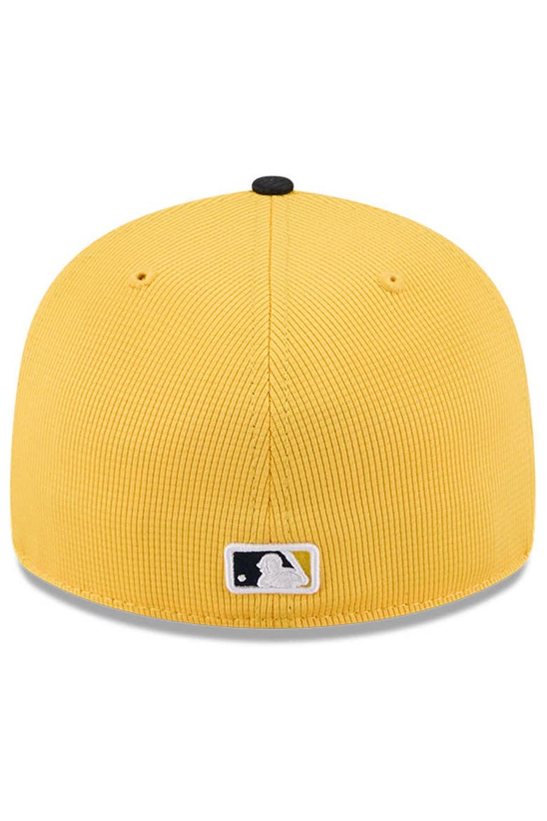 Men's New Era Yellow/Black Minnesota Twins City Connect Batting Practice Low Profile 59FIFTY Fitted Hat, Alternate, color, Yellow