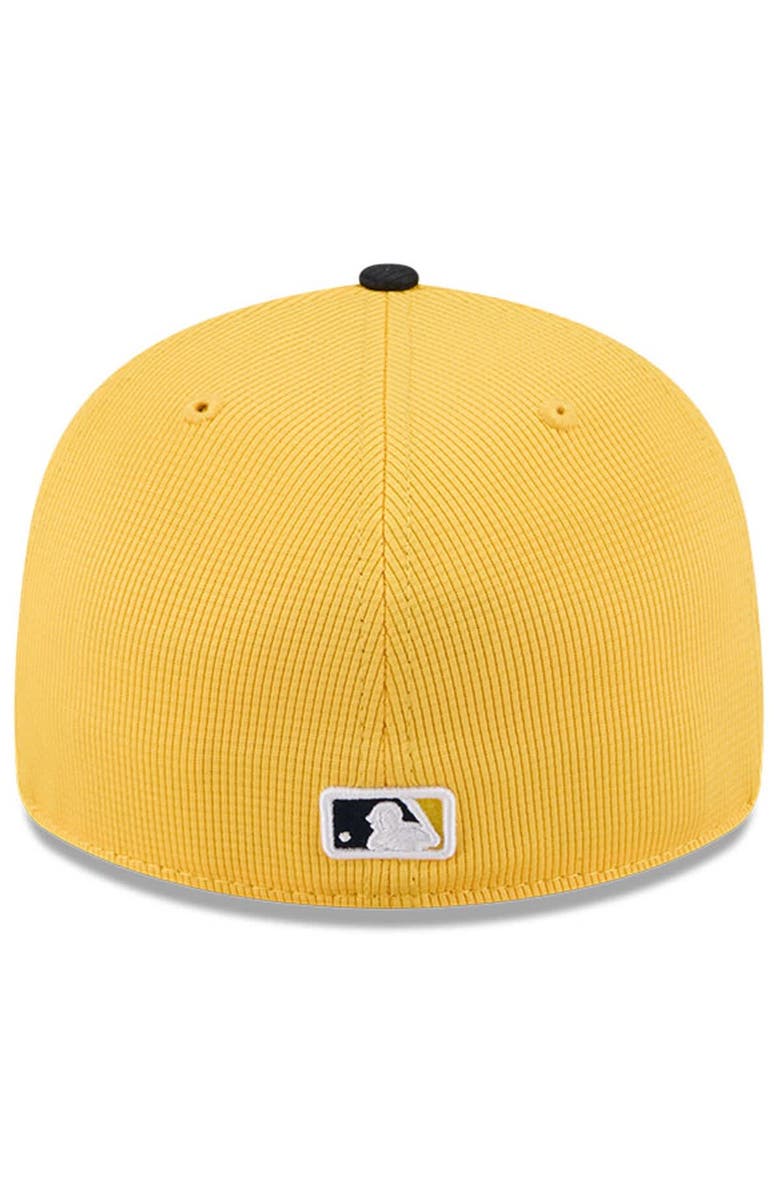 New Era Men's New Era Yellow/Black Minnesota Twins City Connect Batting Practice Low Profile 59FIFTY Fitted Hat, Alternate, color, Yellow
