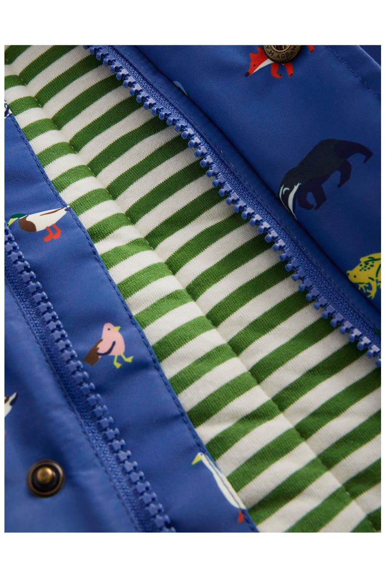 Kids' 3-in-1 Showerproof Coat, Alternate, color, BLUEJAY WOODLAND ANIMALS