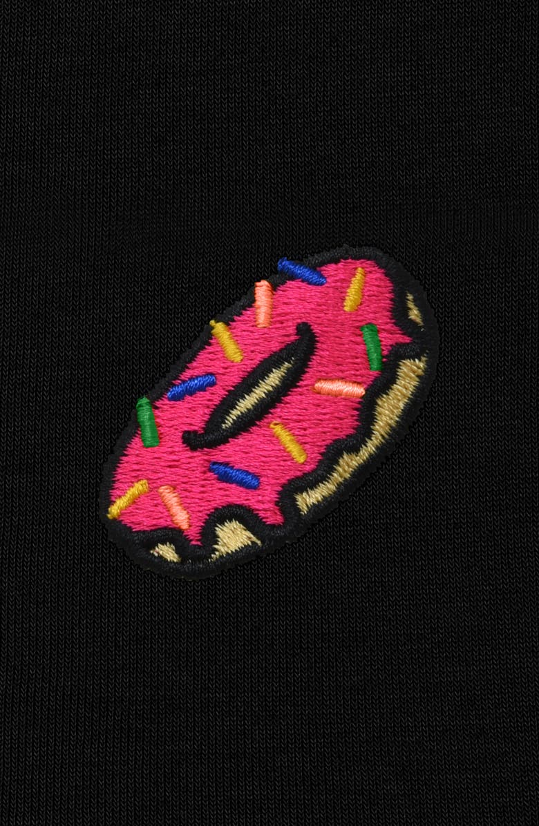 Dalix Donut Zip Hoodie, Alternate, color, Black
