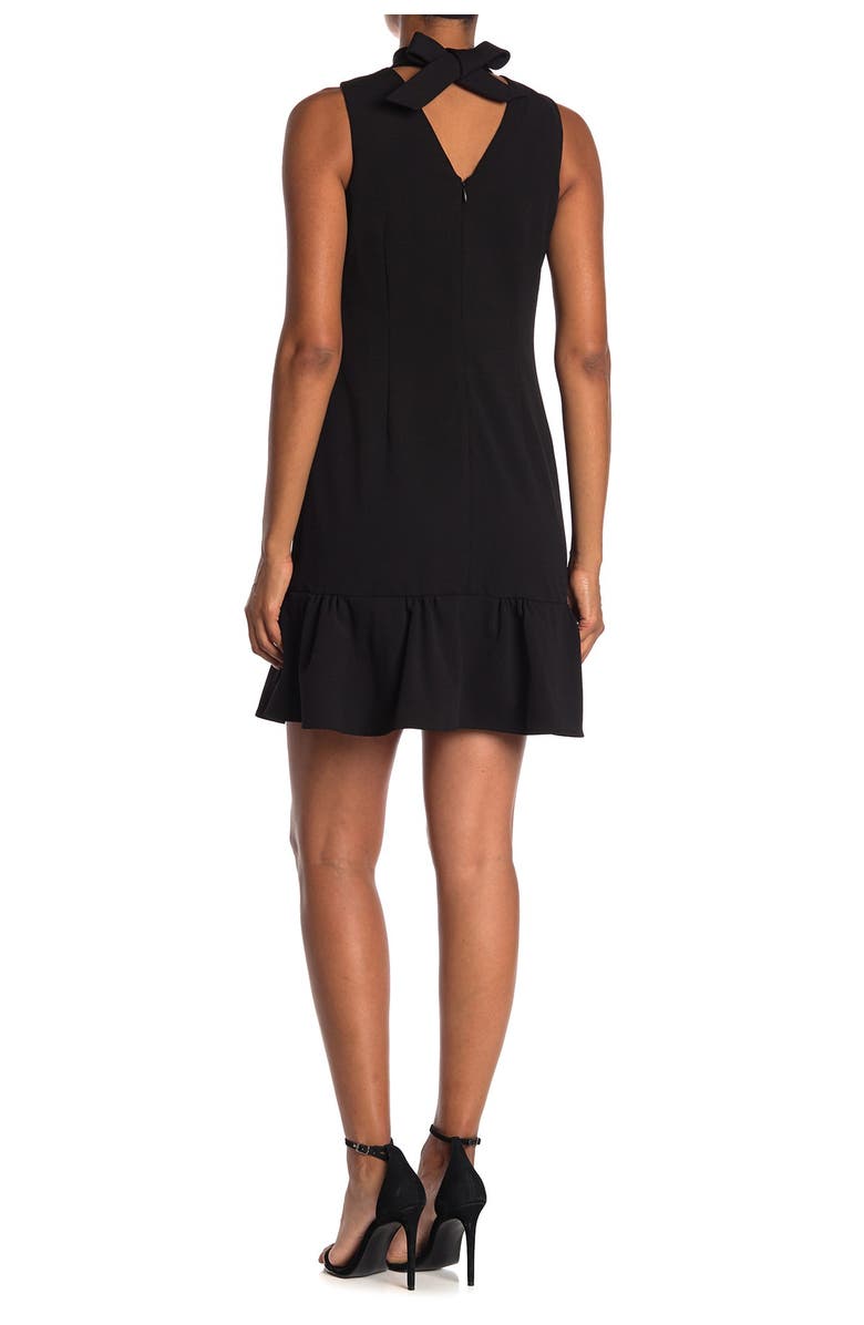 Calvin Klein Mock Neck Sleeveless Ruffled Mini Dress, Alternate, color,