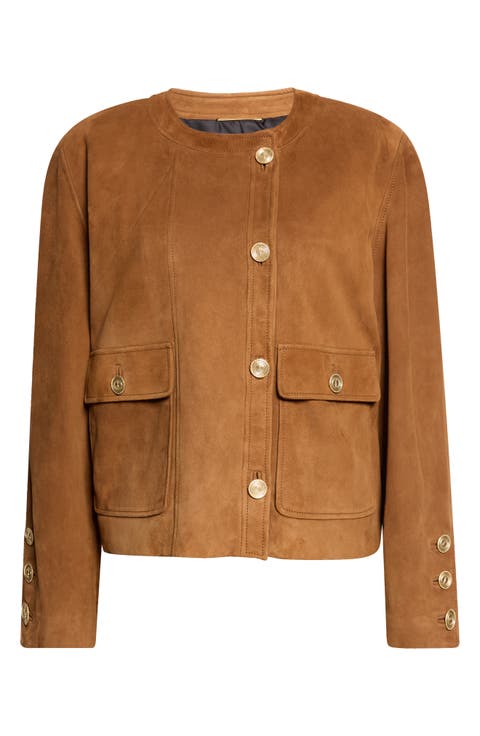 Lambskin Suede Jacket