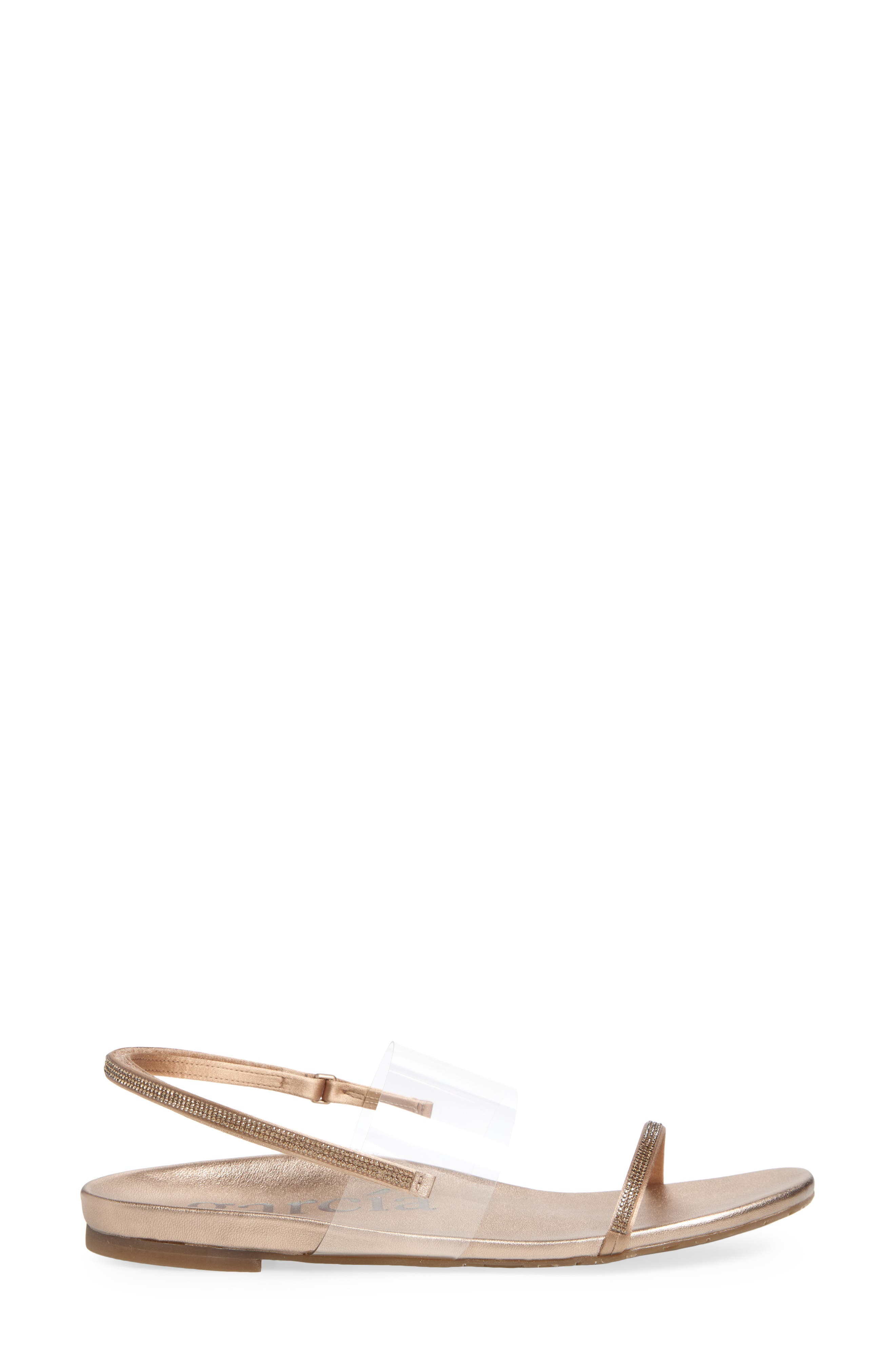 Pedro Garcia Blaer Slingback Sandal, Alternate, color, Rose Gold Nappa Lame-Jelly