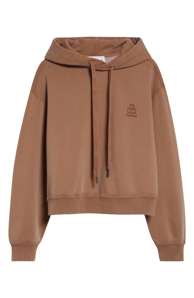 Isabel Marant Étoile Salmy Cotton Blend Hoodie, Alternate, color, Camel