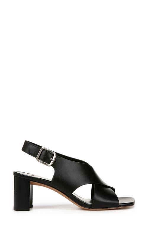 Vince Omega Slingback Sandal In Black