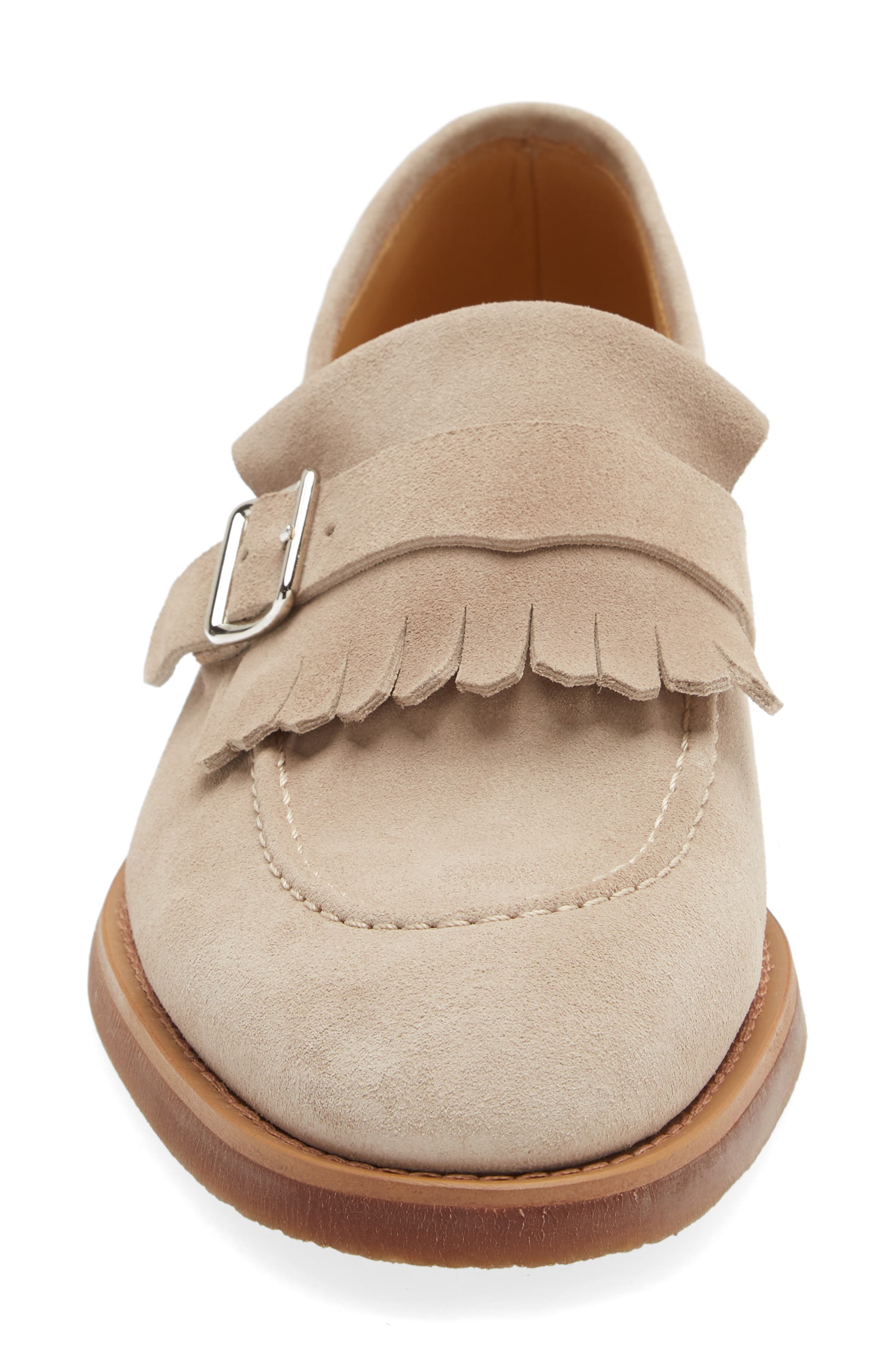 Brunello Cucinelli Apron Toe Kiltie Loafer, Alternate, color, 