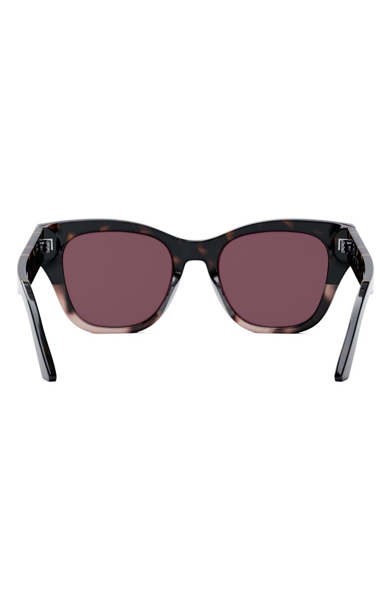 DIOR 'DiorSignature B4I 52mm Round Sunglasses, Alternate, color,