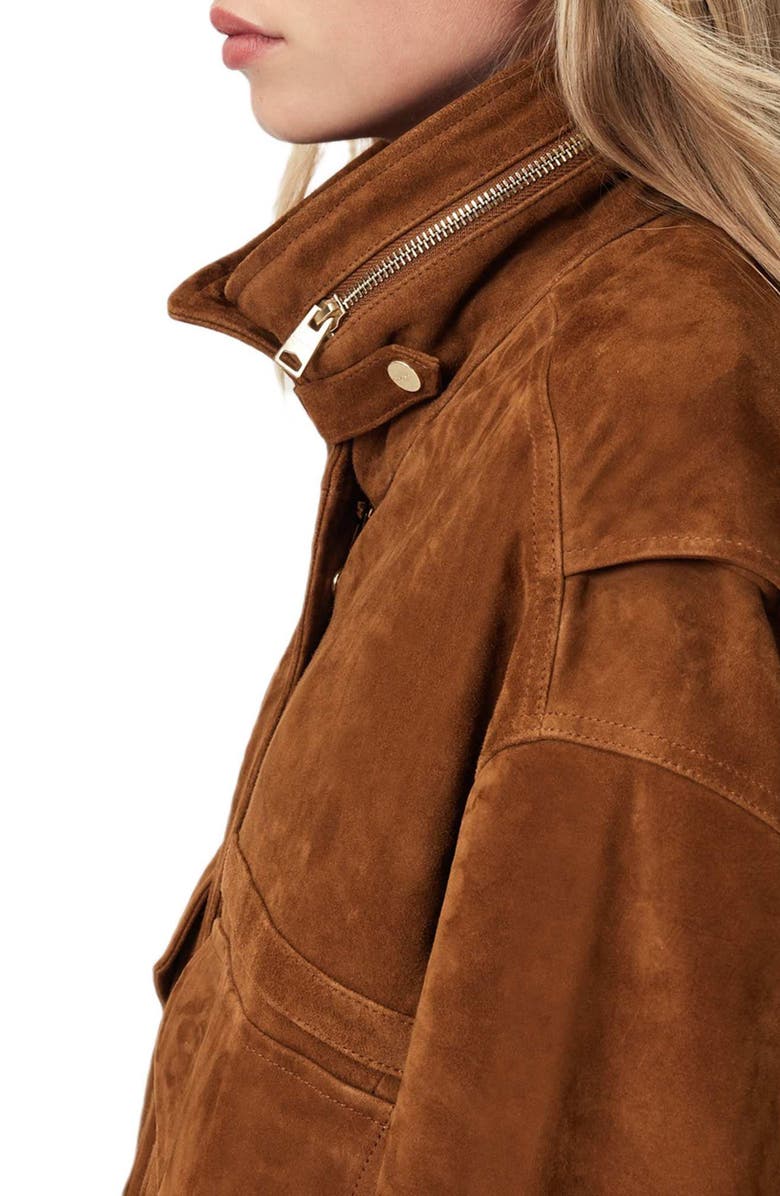 AllSaints Clay Suede Jacket, Alternate, color,