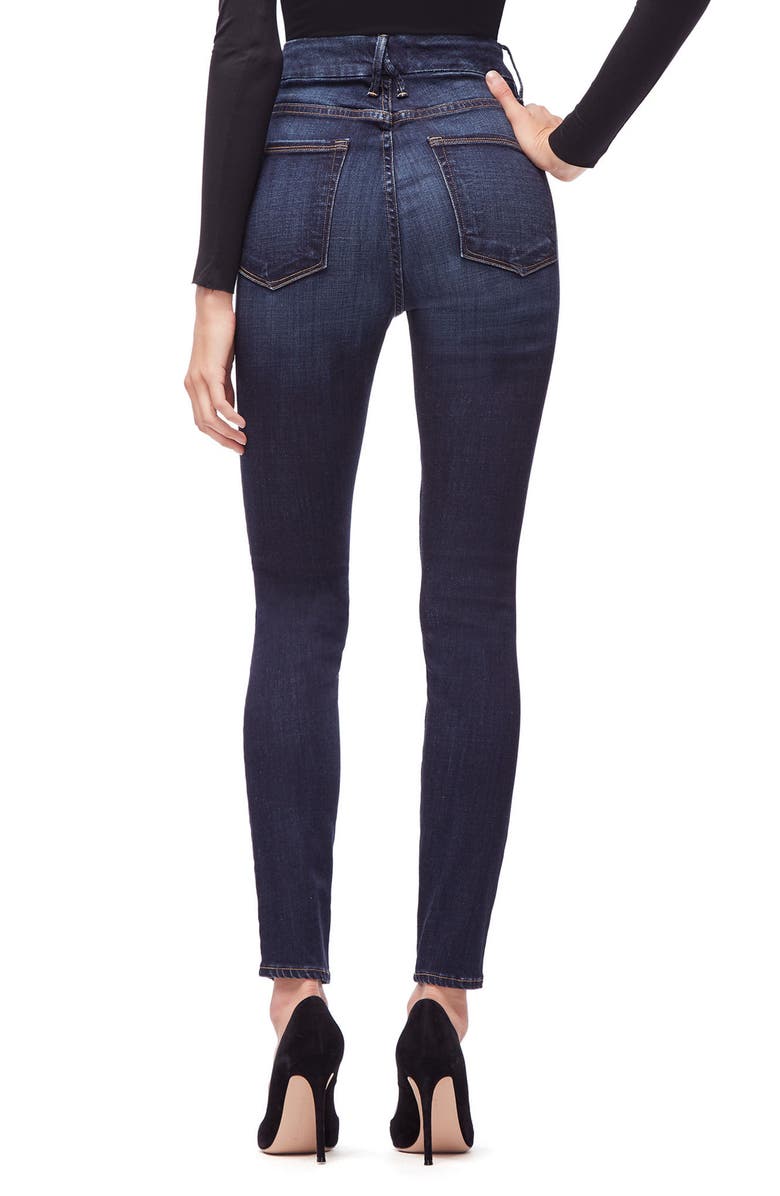 Good American Good Legs High Waist Skinny Jeans, Alternate, color,
