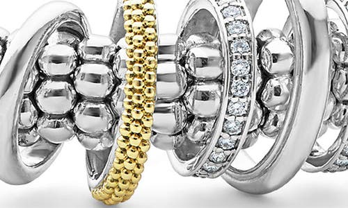 Lagos Caviar Lux Pavé Diamond Rope Bracelet In Two-tone