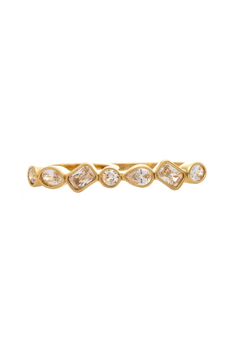 Double Band Faux Stack Ring, Main, color, CUBIC ZIRCONIA