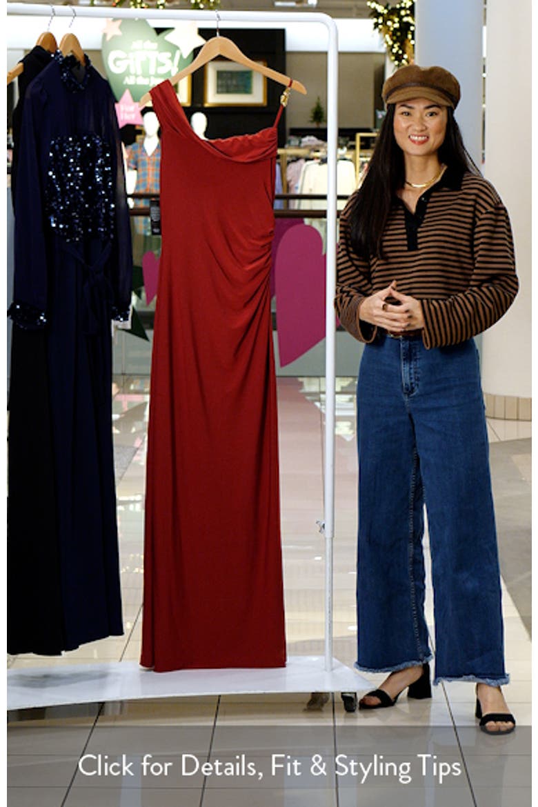 Lilibet Off the Shoulder Maxi Dress video