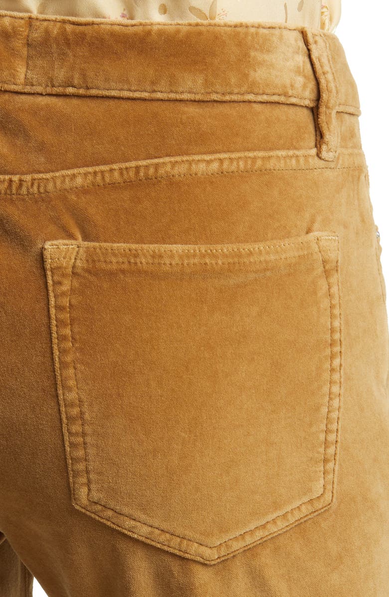 FRAME Le Crop Mini Corduroy Bootcut Jeans, Alternate, color, Camel