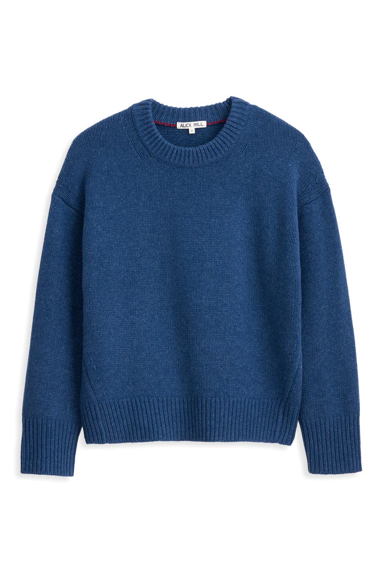 Nottinghill Merino Wool Blend Sweater, Alternate, color, INDIGO