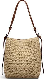 Radley The Camden - Raffia Medium Open Top Shoulder Bag