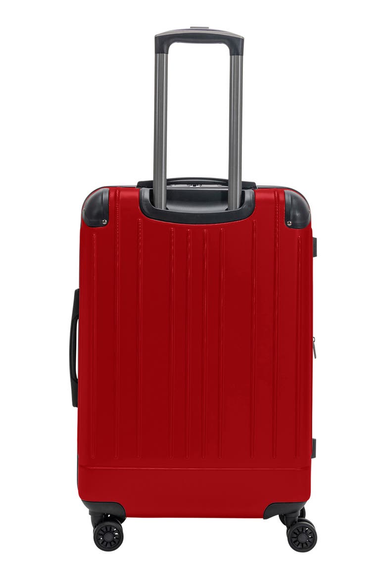 Flying Axis Hardside Spinner Luggage, Alternate, color, CHERRY RED