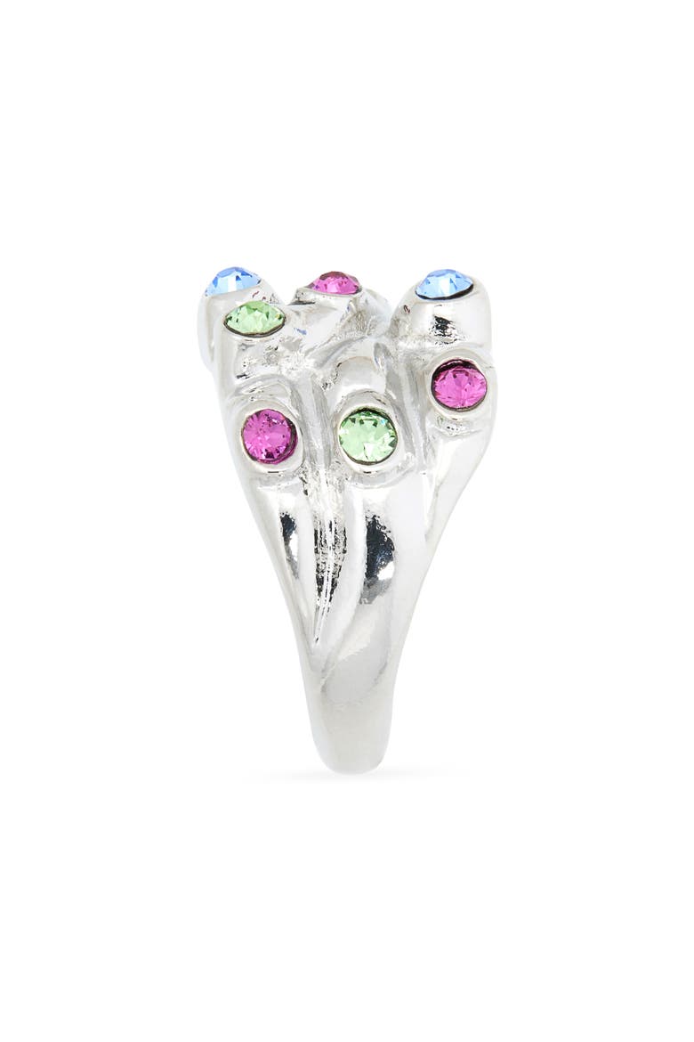 Stacked Ring, Alternate, color, SILVER MULTI