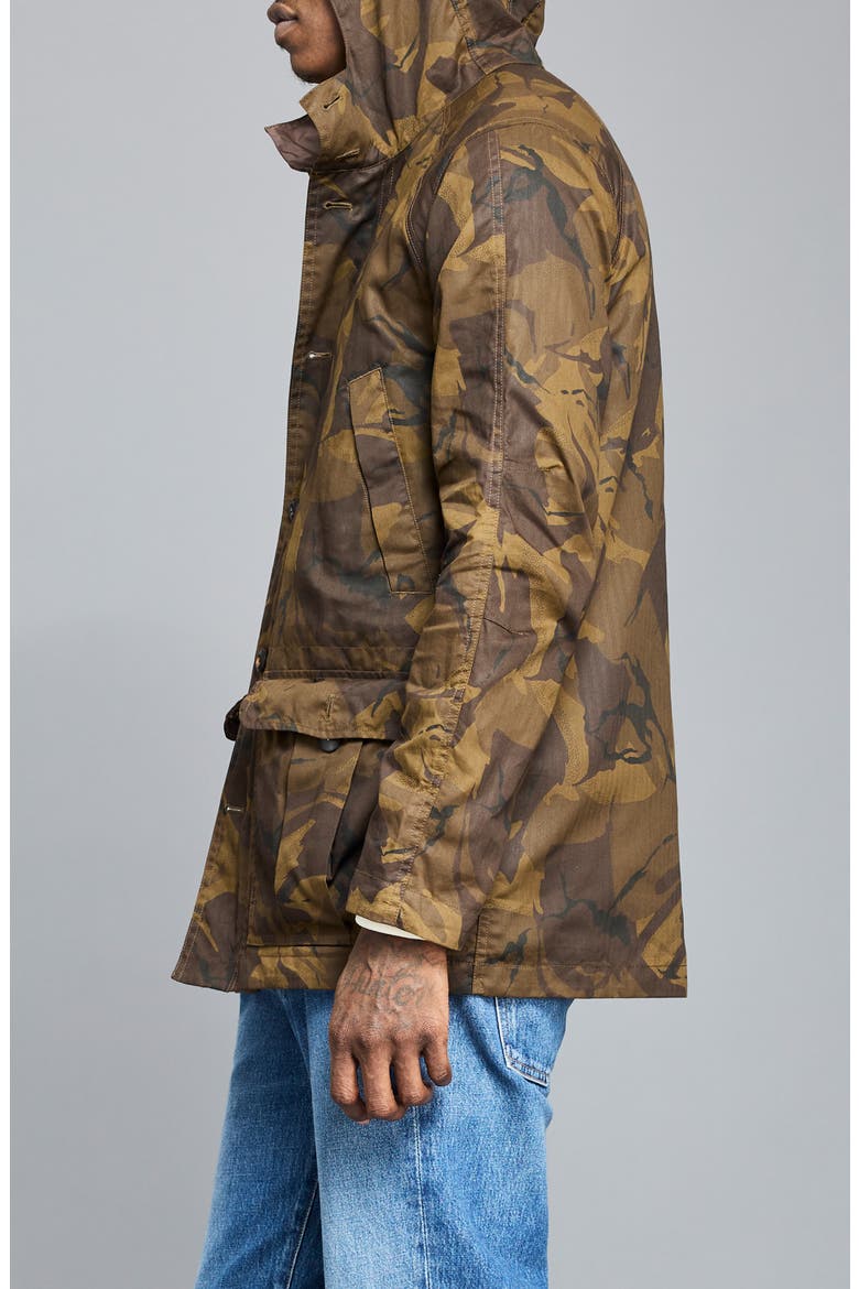 Waxed Lodge Jacket, Alternate, color, BROWN