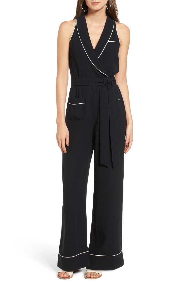 Leith Wrap Surplice Jumpsuit, Main, color,