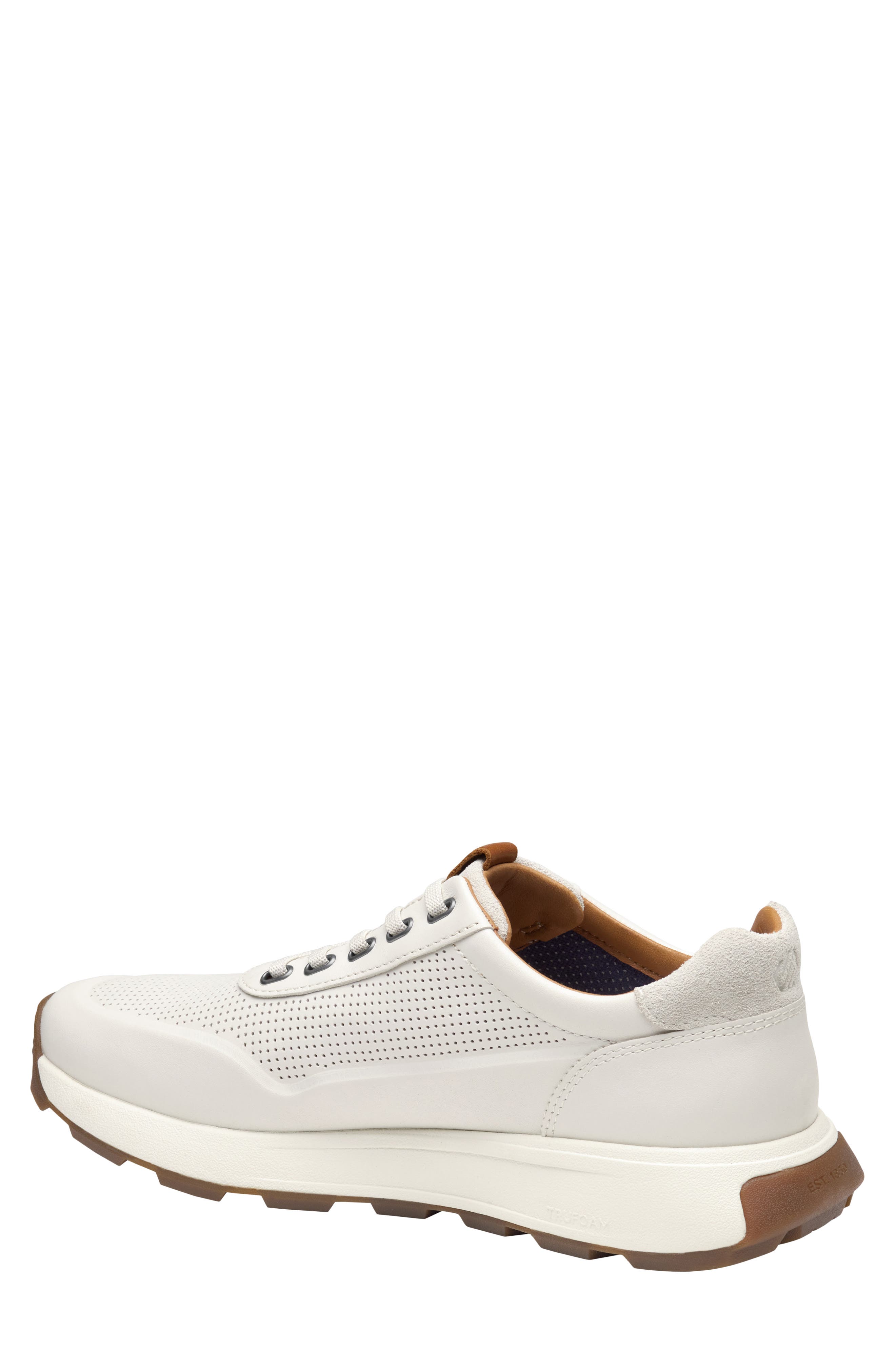 Douglas Sneaker, Alternate, color, WHITE FULL GRAIN