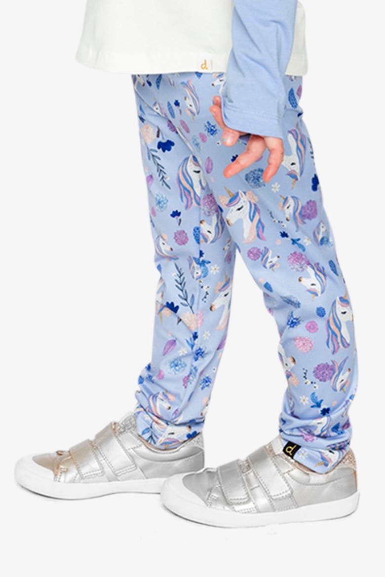 Allover Unicorn Soft Elastic Waistband Leggings, Alternate, color, Purple Unicorn Print