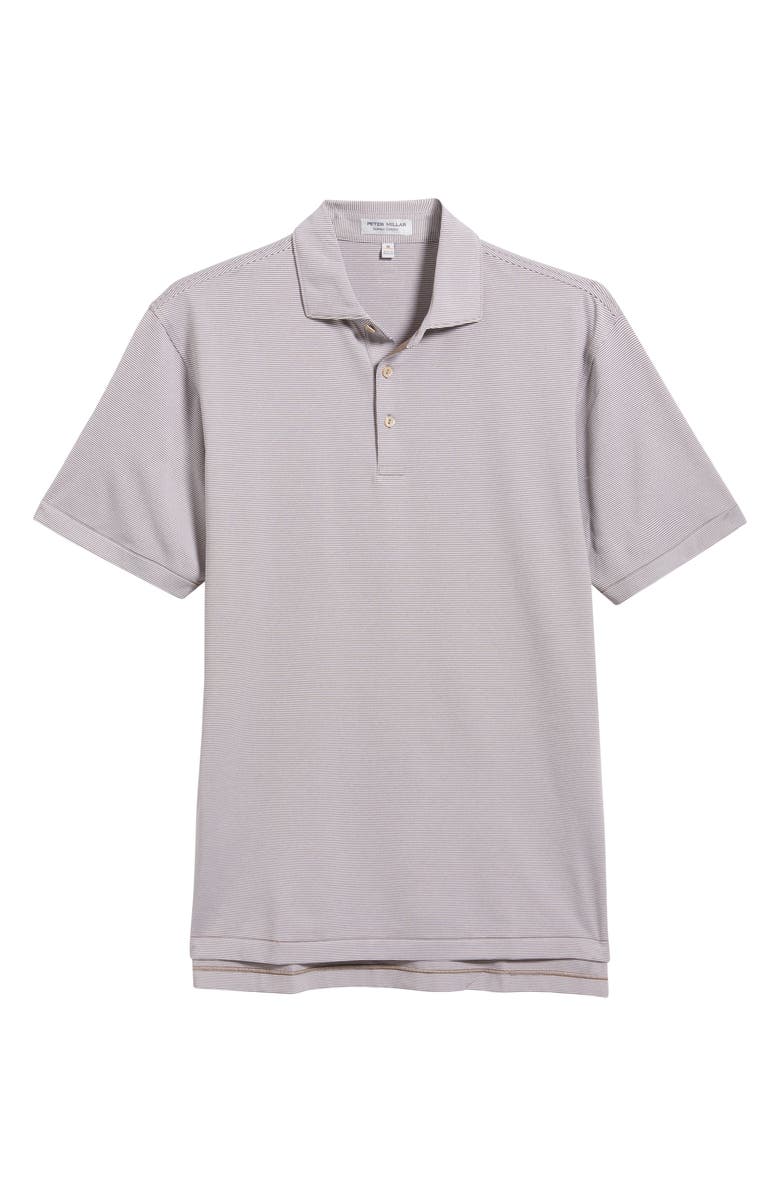 Peter Millar Jubilee Performance Jersey Polo, Alternate, color, Poplar Brown