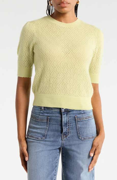 The Delicate Cashmere Short Sleeve Sweater