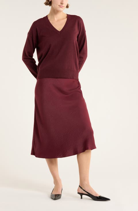 V-Neck Pullover Sweater