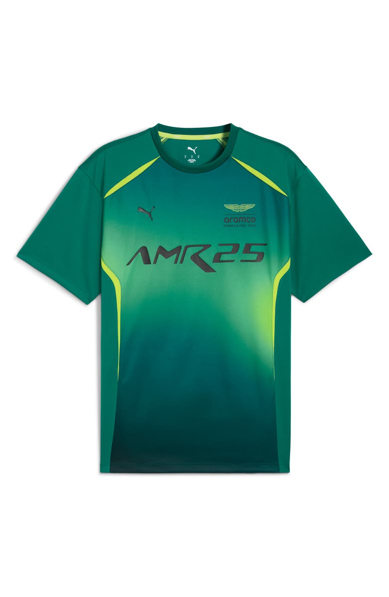 PUMA Aston Martin Formula 1 Jersey, Alternate, color, Green Lux