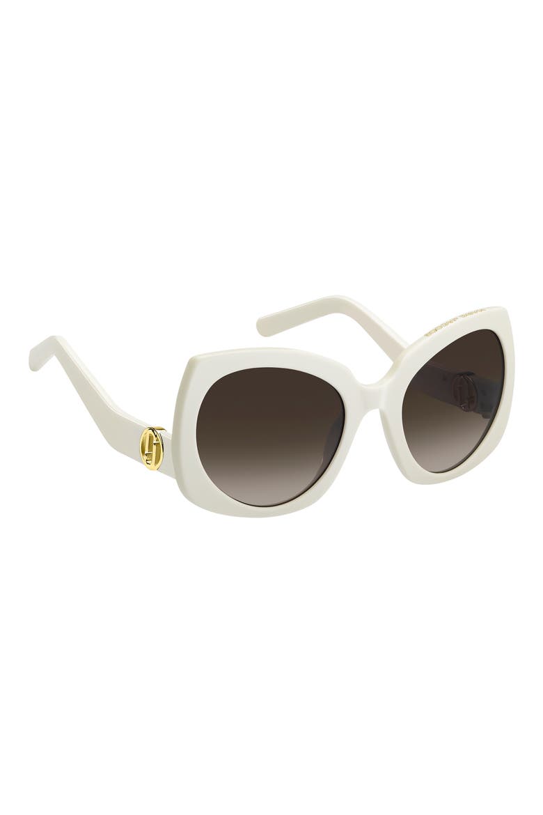 57mm Gradient Butterfly Sunglasses, Alternate, color, 0SZJ-HA
