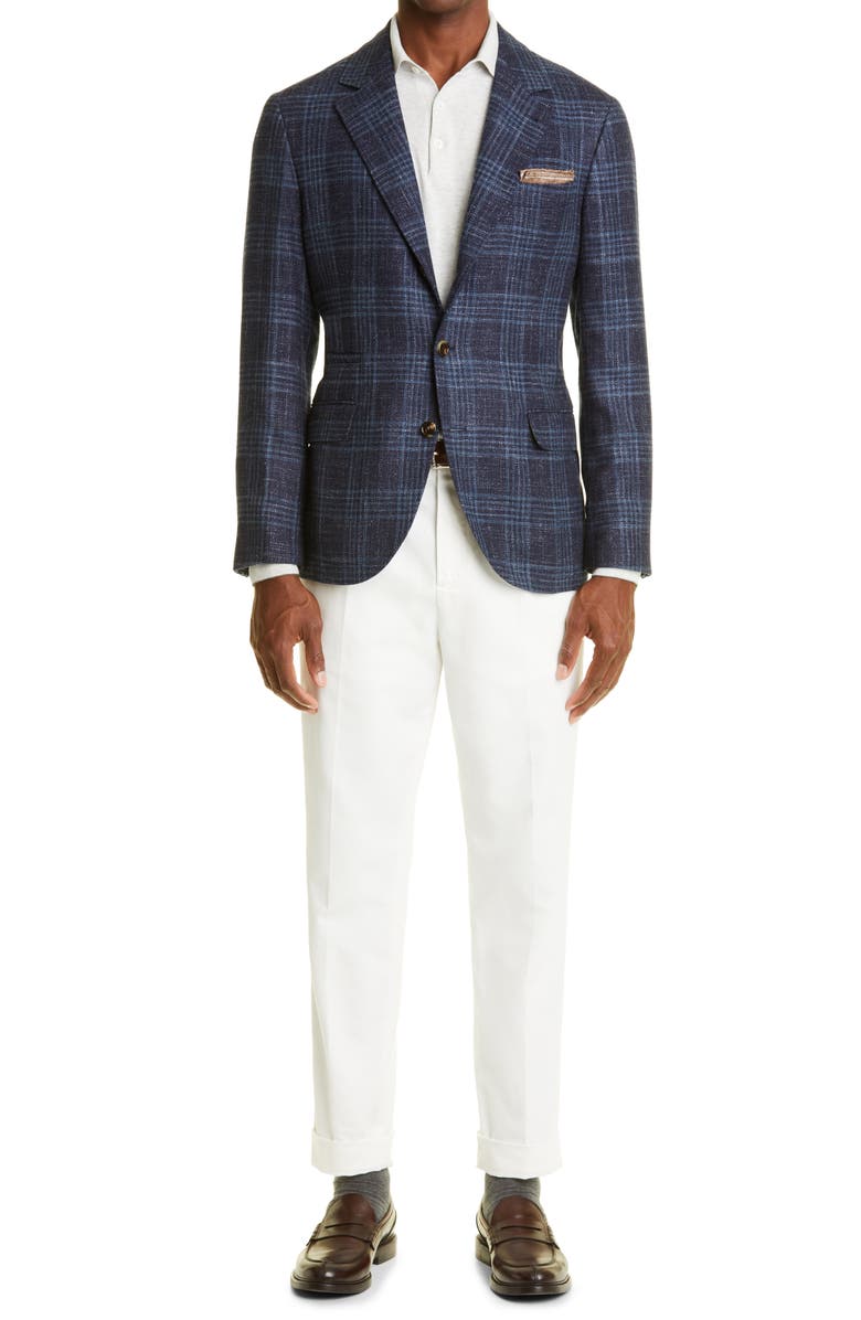 Brunello Cucinelli Men's Cotton Polo Sweater, Alternate, color,