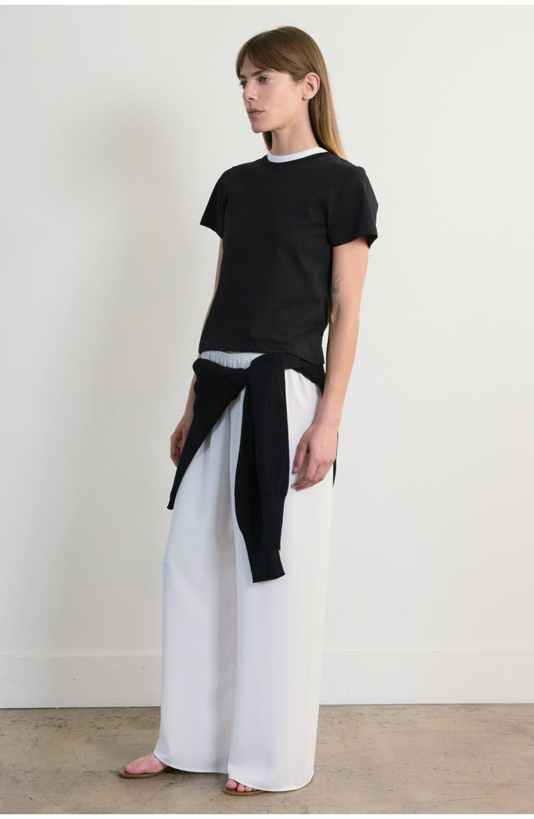 Almina Concept Short Sleeve Tee, Alternate, color, Black