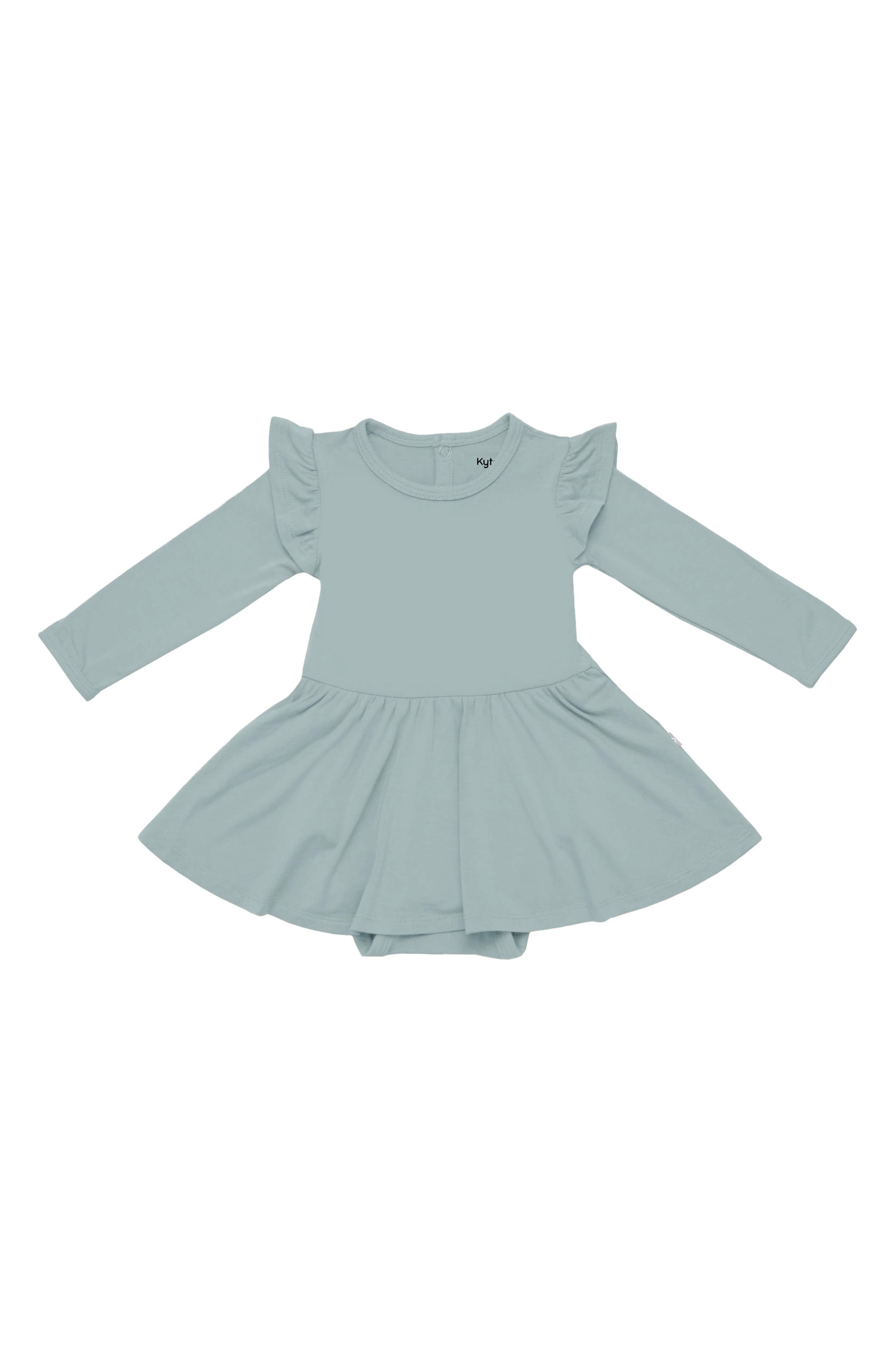 Kyte BABY Glacier Long Sleeve Skirted Bodysuit