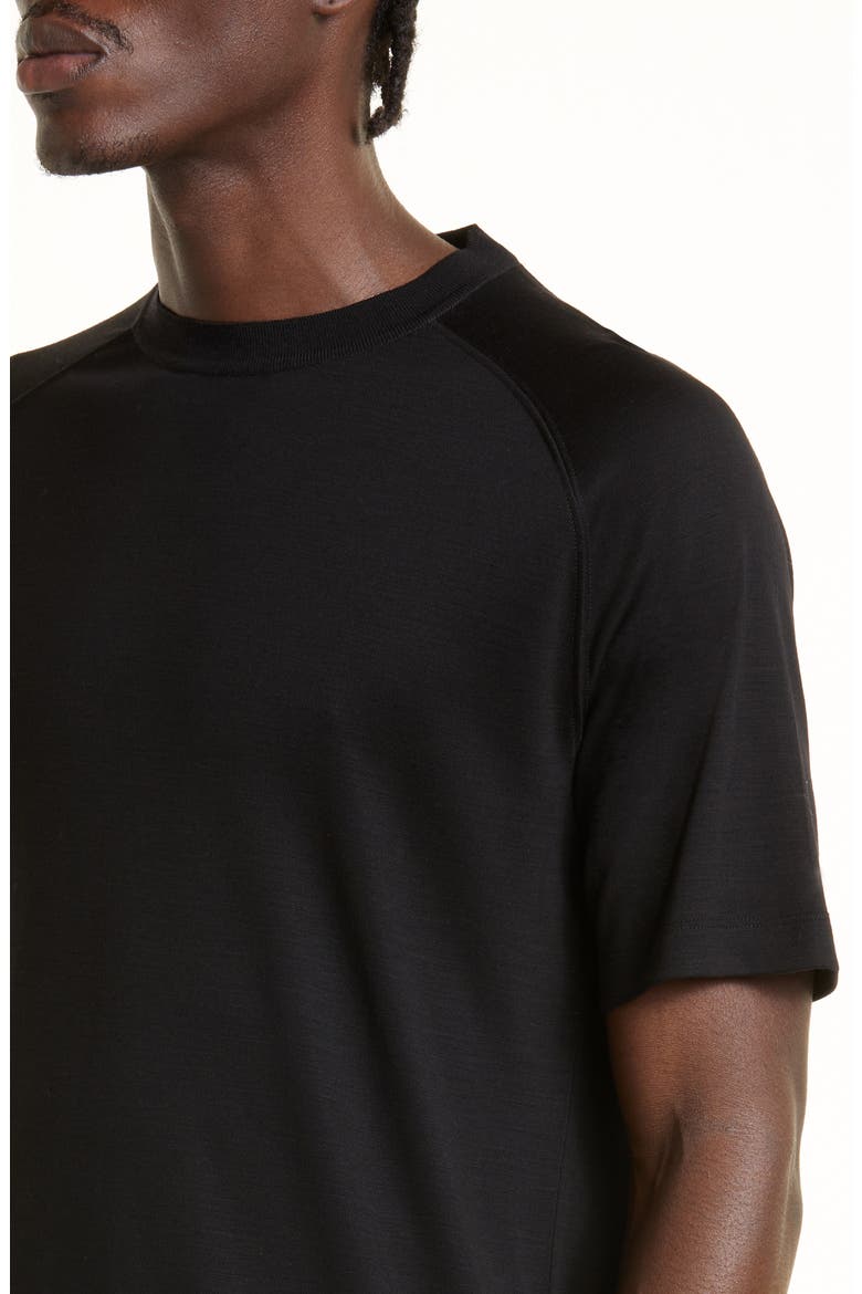 High Performance™ Short Sleeve Wool T-Shirt, Alternate, color, BLACK