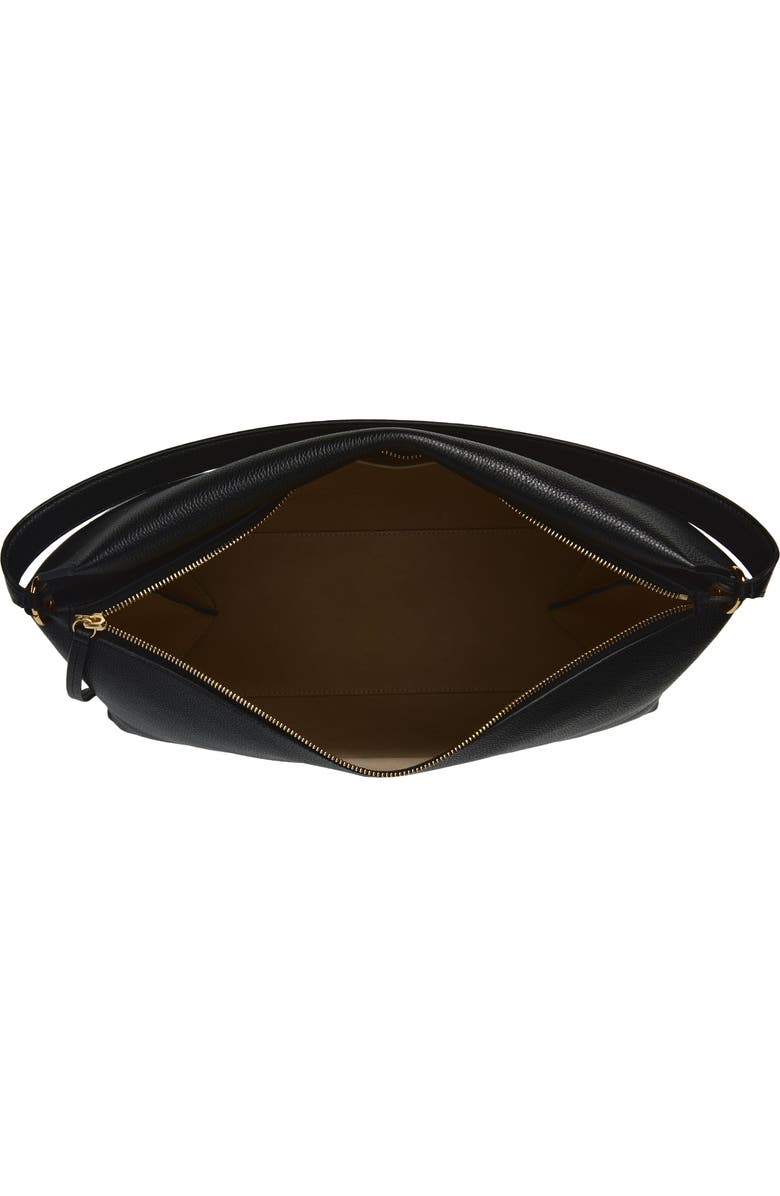 Wandler Penelope Leather Tote, Alternate, color, Black Crust 3283