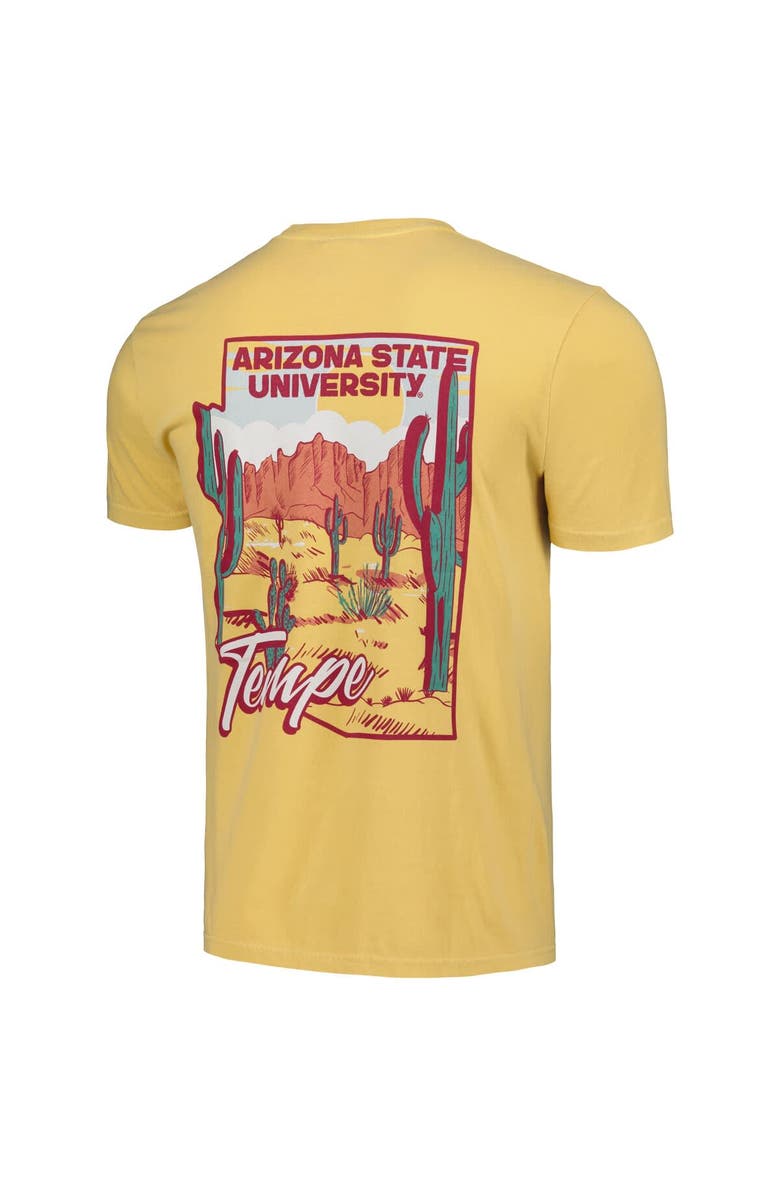 IMAGE ONE Unisex Gold Arizona State Sun Devils Hyper Local Cactus State T-Shirt, Alternate, color, Gold