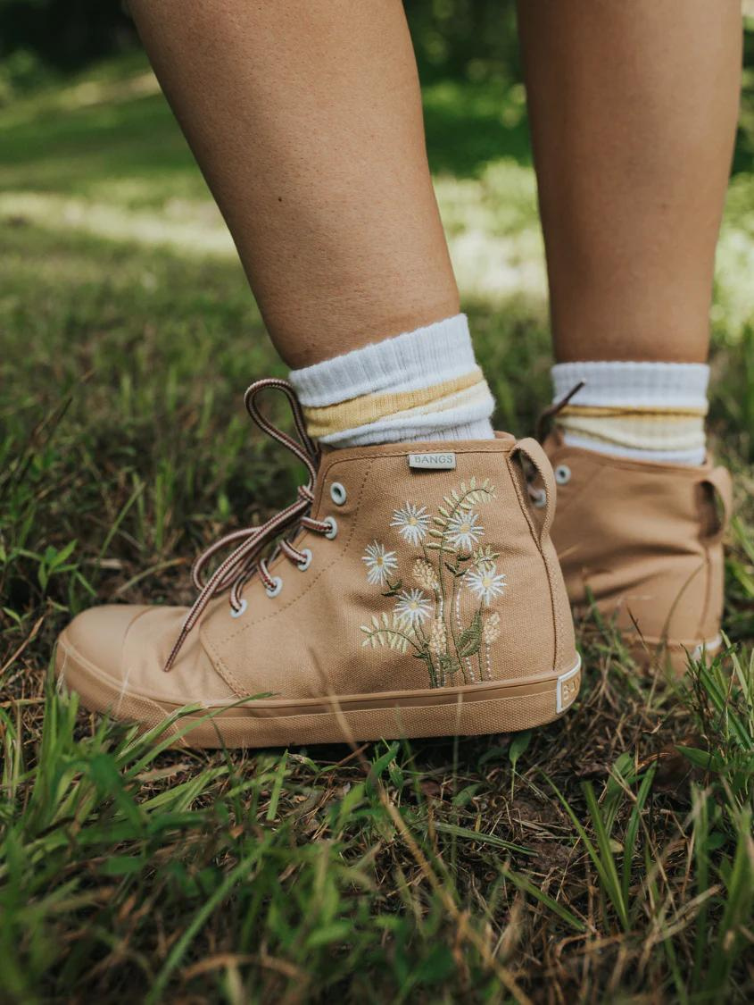 BANGS SHOES Boone High Tops, Alternate, color, Light Brown